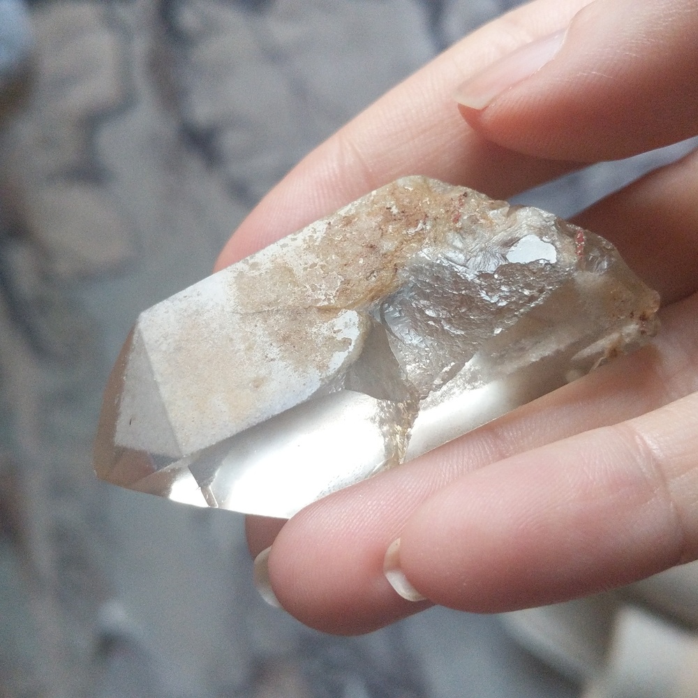 2 Garden Phantom Quartz Crystals